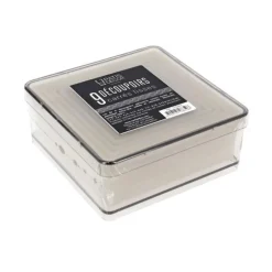 9 Découpoirs Carres Lisse Assortis Patisdecor