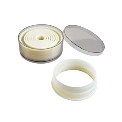 9 Découpoirs Ronds Lisses Assortis Patisdecor