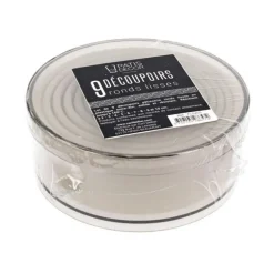 9 Découpoirs Ronds Lisses Assortis Patisdecor