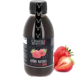 Arome Naturel De Fraise Patisdecor Pro 200 Ml