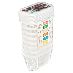 Bacs Modulus Rigides En Polypropylene Gn 1/9 Avec Couvercles (X8)