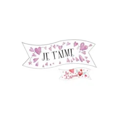 Banderoles Azyme Je T'Aime Assorties (X24)