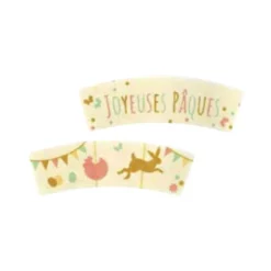 Banderoles Azyme Joyeuses Pâques Assorties (X24)