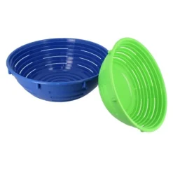 Banneton A Fermentation Plastique Bleu 25 Cm