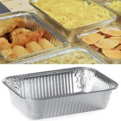 Barquettes Jetables En Aluminium Bords Roules (X100)