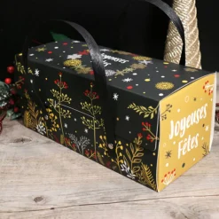 Boite A Bûche A Poignées Vegetal Patisdecor Pro (X12)