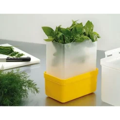 Boite A Couvercle Reversible Conteneur Et Egouttoir Duobox