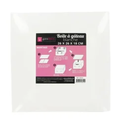 Boite Patissiere 25,4 Cm, Hauteur 20 Cm