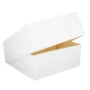 Boite Patissiere Blanche Carree 35 X 35 X 8 Cm Patisdecor