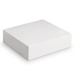 Boite Patissiere Blanche H. 5 Cm
