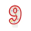 Bougie Anniversaire Chiffre Fiesta 9 Patisdecor