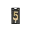 Bougie Anniversaire Doree Xxl Chiffre 5 Patisdecor