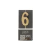 Bougie Anniversaire Doree Chiffre 6 Patisdecor