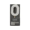 Bougie Argentee Pailletee Chiffre 0 Patisdecor