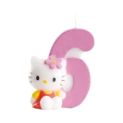 Bougie Hello Kitty Chiffre 6