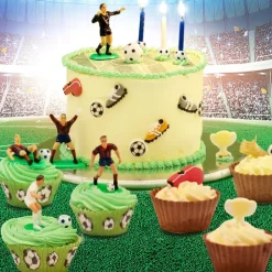 Bougies + Ballons De Football (X 12)