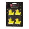 Bougies Petits Canards Patisdecor (X 4)