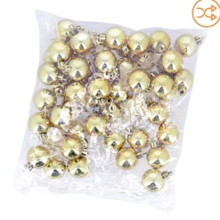 Boules De Noël Etincelantes Sur Pique (X50)