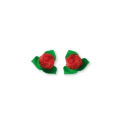 Boutons De Rose Rouge Patisdecor (X15)