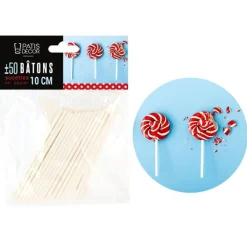 Bâtons De Sucettes Patisdecor 10 Cm (X50)