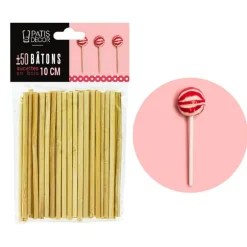Bâtons De Sucettes Patisdecor 10 Cm ( 50)
