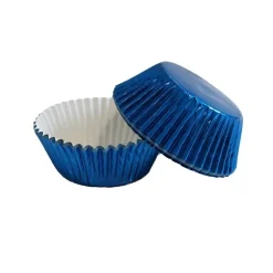 Caissette Cupcake Bleu Metallise Pme (X30)