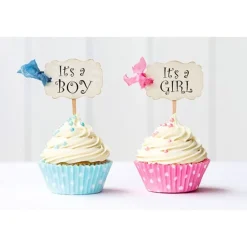 Caissettes Cupcakes Bleues A Pois Blancs (X50)
