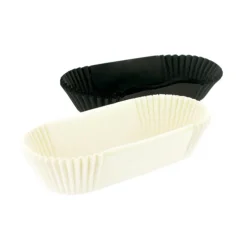 Caissettes De Cuisson A Eclair Noires Et Blanches (X40)