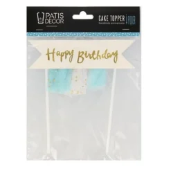 Cake Topper Banderole Anniversaire Patisdecor