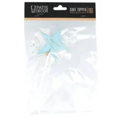 Cake Topper Etoile Happy Birthday Patisdecor