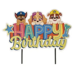 Cake Topper Happy Birthday Pat Patrouille
