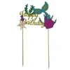 Cake Topper Happy Birthday Sirene Patisdecor