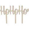 Cake Topper Ho Ho Ho En Bois Patisdecor