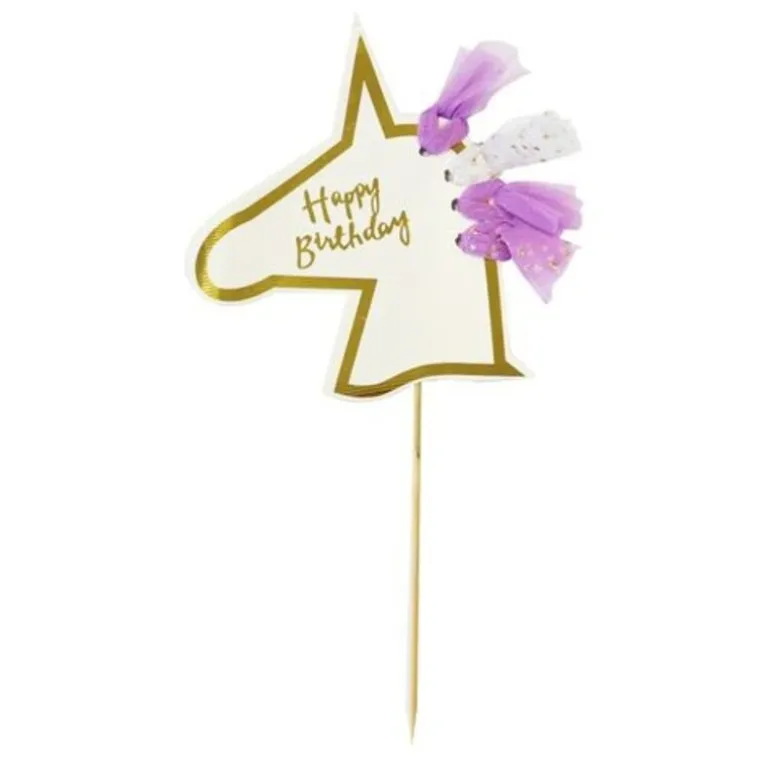 Cake Topper Tete De Licorne Patisdecor