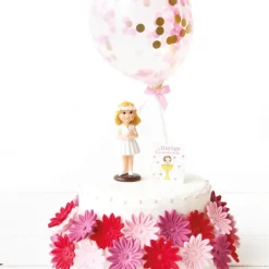 Cake Toppers Ballons Confettis 10 Cm (X20)