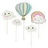 Cake Toppers Nuages Et Montgolfiere