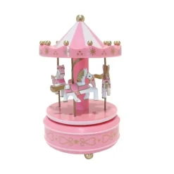 Carrousel Musical Rose Patisdecor