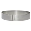 Cercle A Patisserie Extensible Inox 18 A 36 Cm H 3 Cm De Buyer