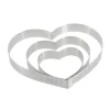 Cercle A Tarte Coeur Perfore Inox H 2 Cm De Buyer
