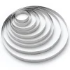 Cercle A Tarte Perfore A Bord Droit Inox H 2 Cm De Buyer