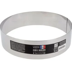 Cercle A Vacherin Inox H 6 Cm 24 Cm Patisdecor