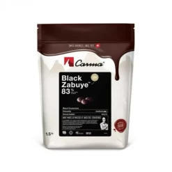 Chocolat De Couverture Black Zabuye 83 % 1,5 Kg