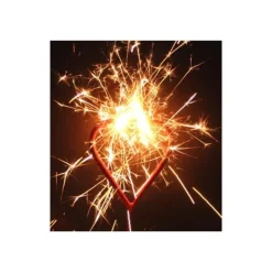 Cierge Magique Coeur Dore Patisdecor