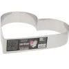 Coeur A Mousse Inox H 4,5 Cm L 24 Cm Patisdecor