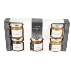 Coffret 5 Miels Des Regions L'Abeille Diligente (5X50 G)