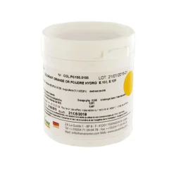 Colorant Poudre Alimentaire Orange Or 100 G