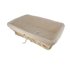 Corbeille A Pain Rectangulaire Entoilee