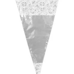 Cornet À Confiseries Decor Blanc Patisdecor (X10)