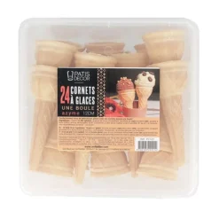 Cornets À Glace Azyme 1 Boule (X24)