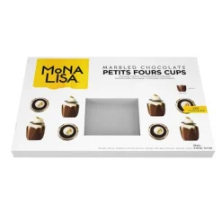 Coupelles Chocolat Marbre Petits Fours (X38)